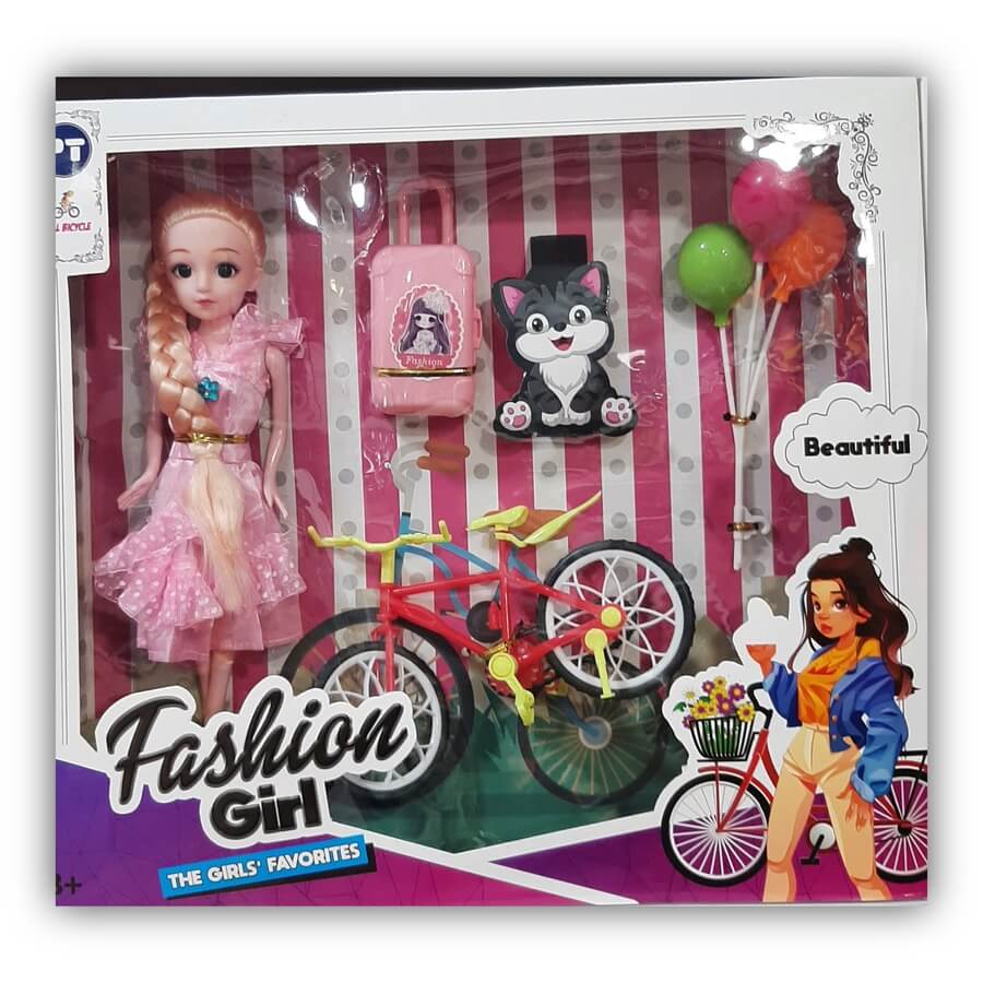 باربی دوچرخه سوار کد 105 fashion